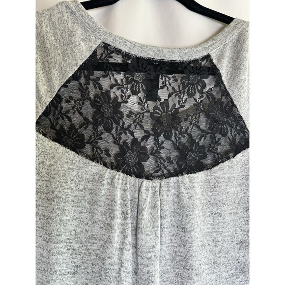 NWT Style & Co XL Downtown Gallery Beautiful Floral And Plaid With Lace Insert - Picture 10 of 10